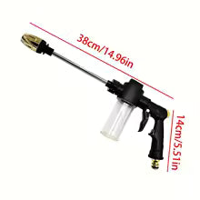 1PC Portable High-Pressure Water Gun Adjustable Cleaning Car