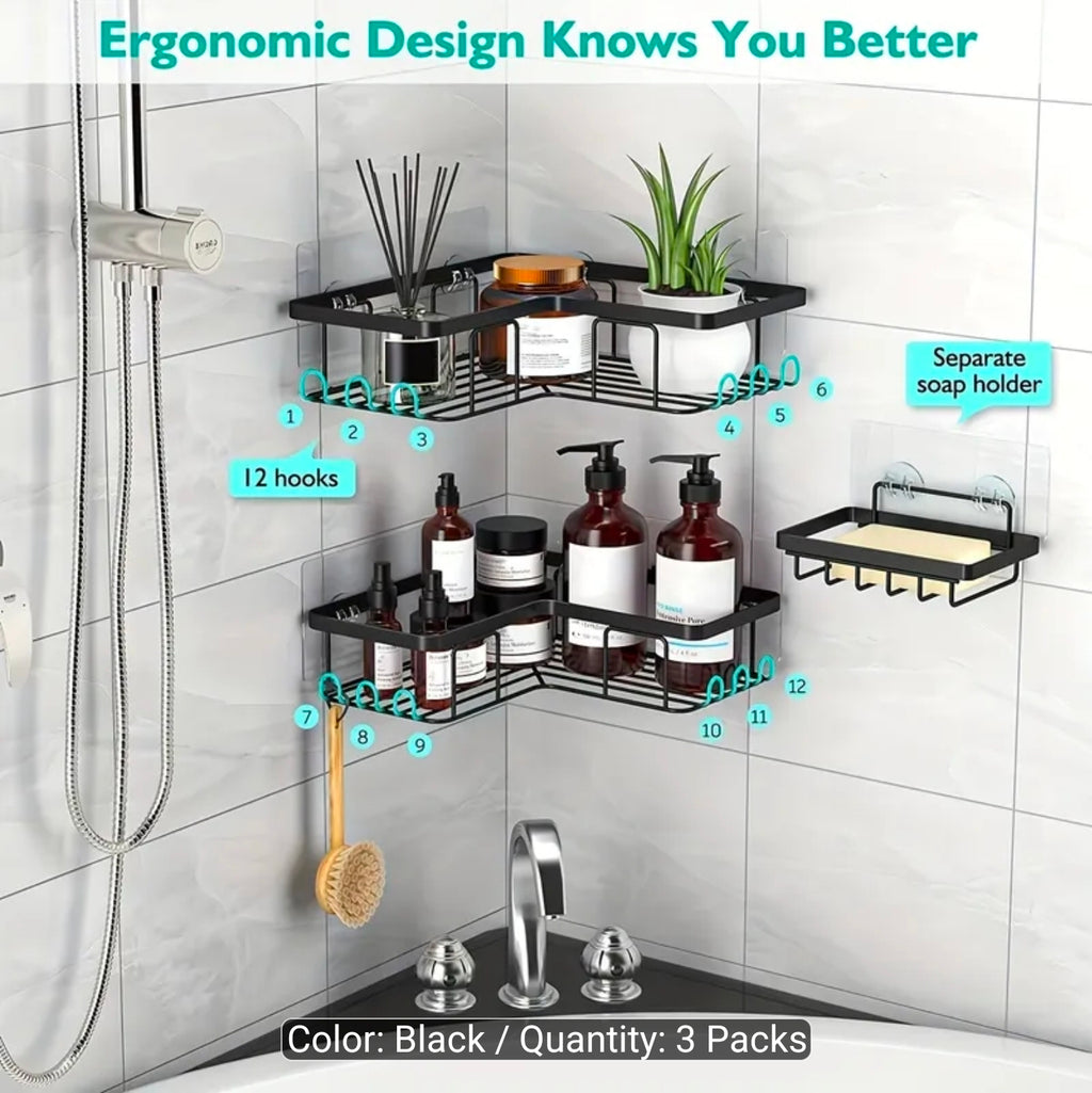 Corner Adhesive Shower